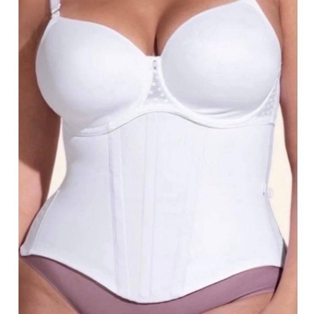 NEW Honeylove Size L WaistHero Cincher Corset White